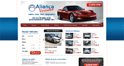 Desktop Screenshot of aliancaveiculos.net